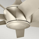 Lehr II 54in Ceiling Fan - Antique Satin Silver