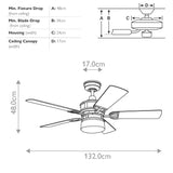 Lyndon Patio 52in Ceiling Fan with Light - Olde Bronze