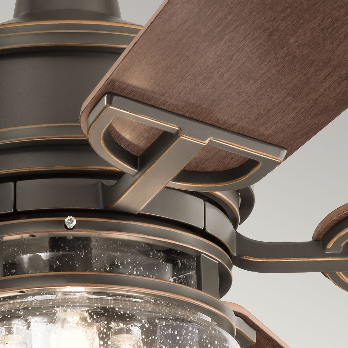 Lyndon Patio 52in Ceiling Fan with Light - Olde Bronze