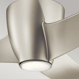 Phree 56in Ceiling Fan with Light - Brushed Nickel