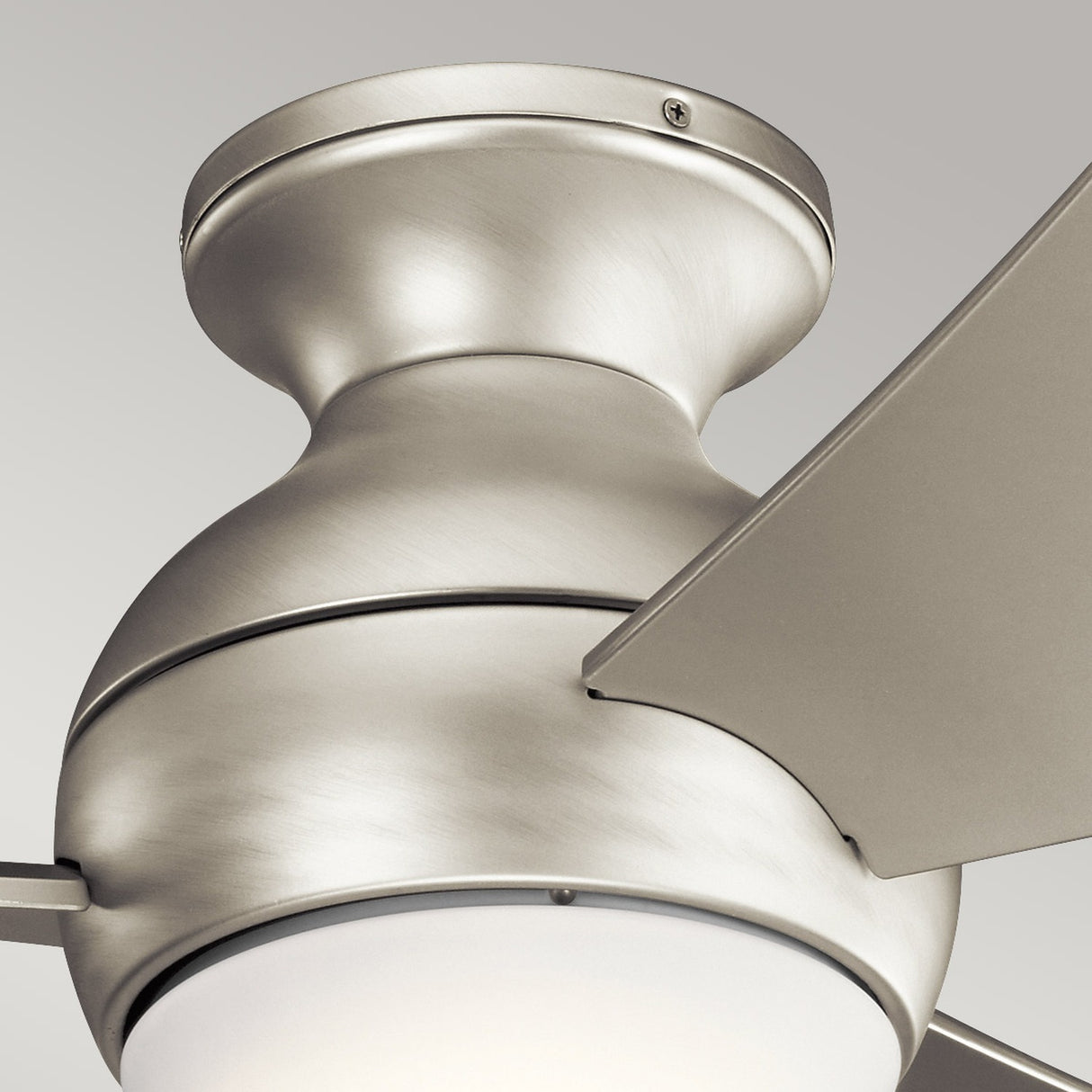 Sola 34in Ceiling Fan with Light - Brushed Nickel