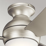 Sola 34in Ceiling Fan with Light - Brushed Nickel