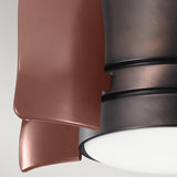 Terna 15in Ceiling Fan with Light - Oil Brushed Bronze