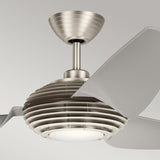 Voya 60in Ceiling Fan with Light - Brushed Stainless Steel