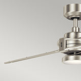 Xety 56in Ceiling Fan with Light - Brushed Nickel
