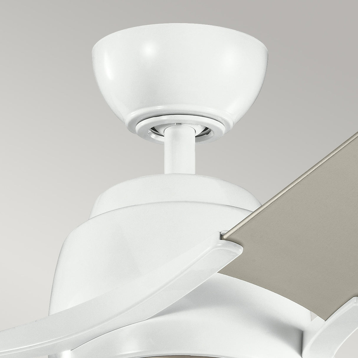 Zeus 60in Ceiling Fan with Light - White