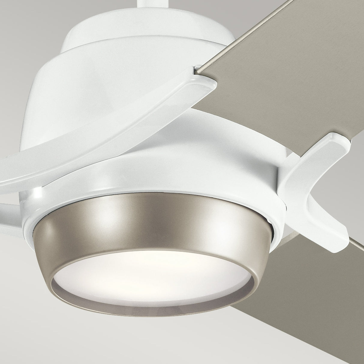 Zeus 60in Ceiling Fan with Light - White