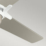 Zeus 60in Ceiling Fan with Light - White