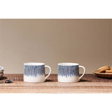 Karuma Small Ceramic Mug - Blue - Set of 2