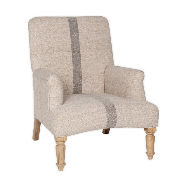 Kallu Wool & Cotton Armchair - Natural