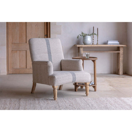 Kallu Wool & Cotton Armchair - Natural