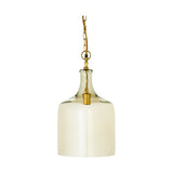 Kalsi Small Recycled Glass Pendant Light - Lustre