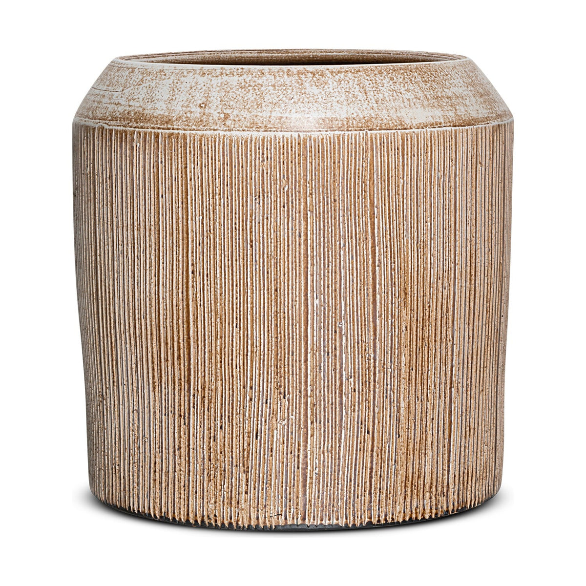 Kubo Large Ceramic Planter - Terracotta