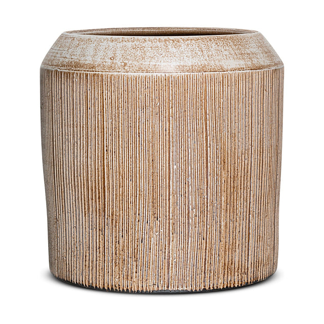 Kubo Large Ceramic Planter - Terracotta