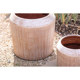 Kubo Large Ceramic Planter - Terracotta