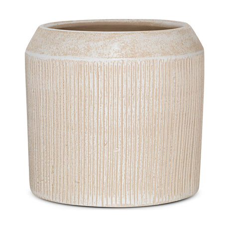 Kubo Small Ceramic Planter - Cream