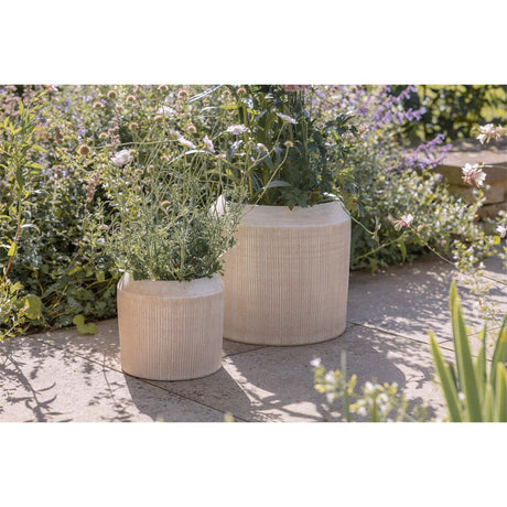 Kubo Small Ceramic Planter - Cream