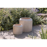 Kubo Large Ceramic Planter - Cream
