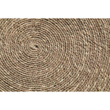 Keso Round Woven Placemats - Brown - Set of 4