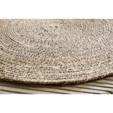 Keso Round Woven Placemats - Brown - Set of 4