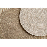 Keso Round Woven Placemats - Brown - Set of 4