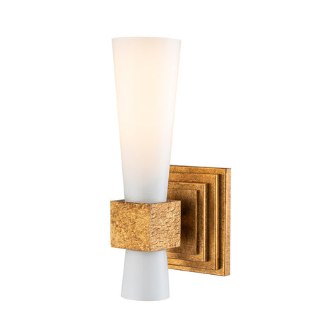 Kristy 1 Light Wall Light - Distressed Gold