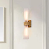 Kristy 2 Light Wall Light - Distressed Gold
