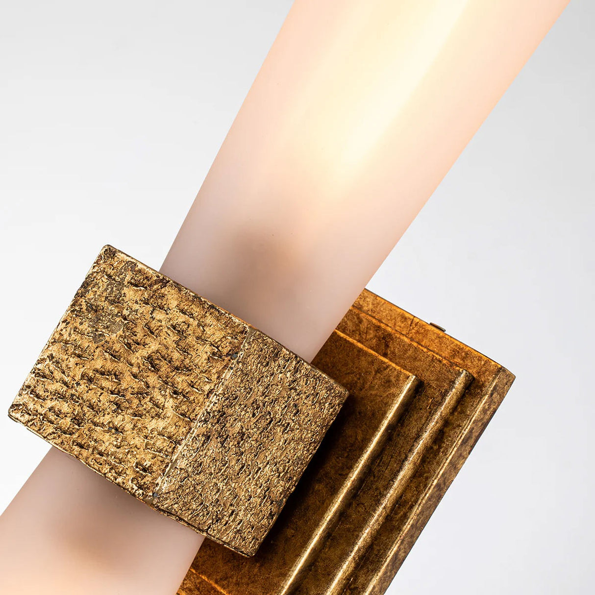 Kristy 2 Light Wall Light - Distressed Gold