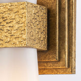 Kristy 2 Light Wall Light - Distressed Gold