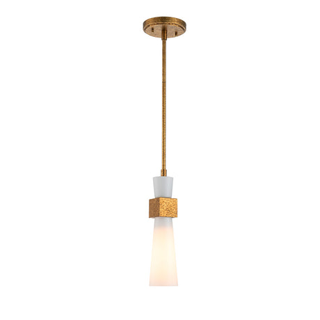 Kristy 1 Light Mini Pendant Light - Distressed Gold