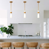 Kristy 1 Light Mini Pendant Light - Distressed Gold