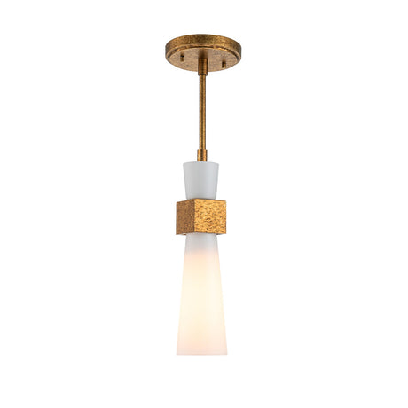 Kristy 1 Light Mini Pendant Light - Distressed Gold