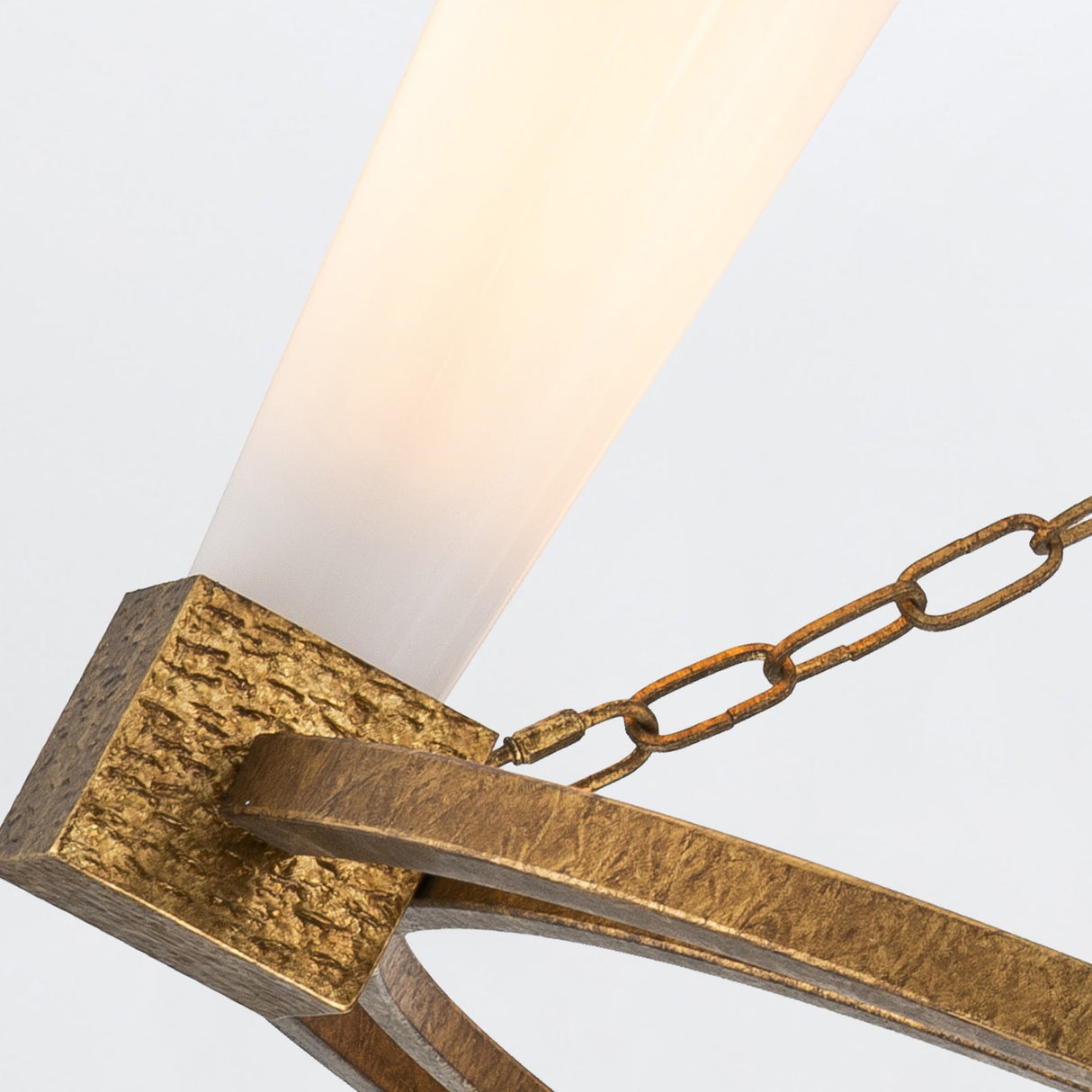 Kristy 4 Light Chandelier - Distressed Gold