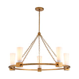 Kristy 5 Light Chandelier - Distressed Gold