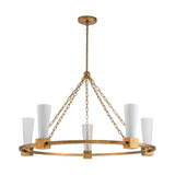 Kristy 5 Light Chandelier - Distressed Gold