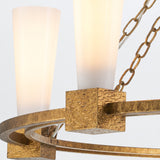 Kristy 5 Light Chandelier - Distressed Gold