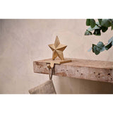 Kotta Star Christmas Stocking Holder - Antique Brass