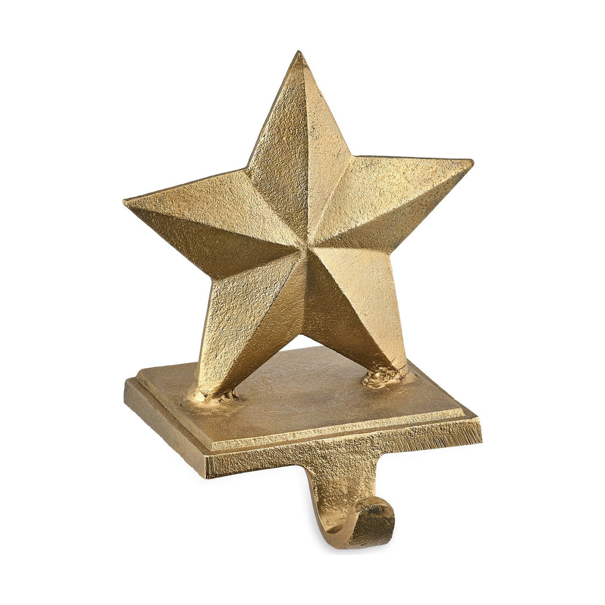 Kotta Star Christmas Stocking Holder - Antique Brass