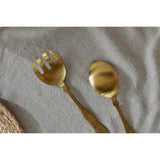 Khana Salad Servers - Brushed Gold - Set of 2