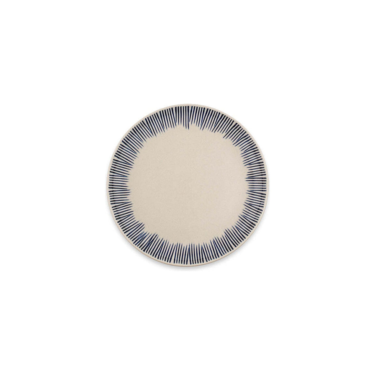 Karuma Stoneware Dinner Set - Blue & White - Set of 12