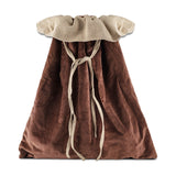 Karru Cotton Velvet Christmas Sack - Rich Mocha
