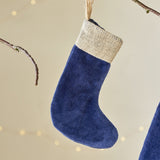 Karru Mini Christmas Stocking - Indigo - Set of 3