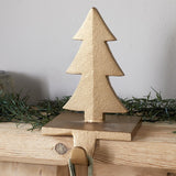 Kotta Tree Christmas Stocking Holder - Antique Brass