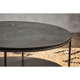 Karoko Marble Coffee Table - Black