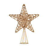 Katana Cane Star Christmas Tree Topper - Natural