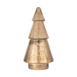Konara Small Glass Christmas Tree - Gold Crackle