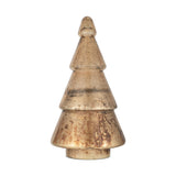 Konara Large Glass Christmas Tree - Gold Crackle