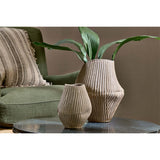 Kalai Large Organic Shape Ceramic Vase - Natural