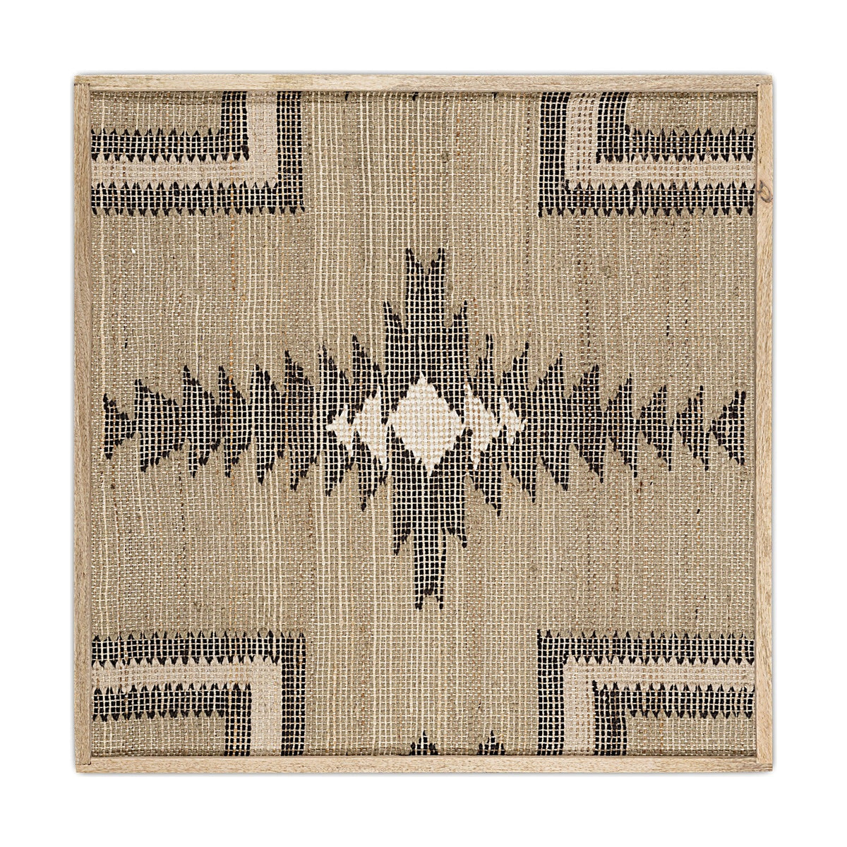 Katong Textured Woven Wall Art - Grey