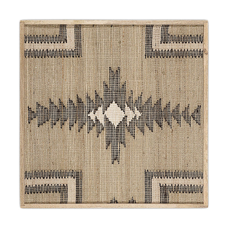 Katong Textured Woven Wall Art - Grey